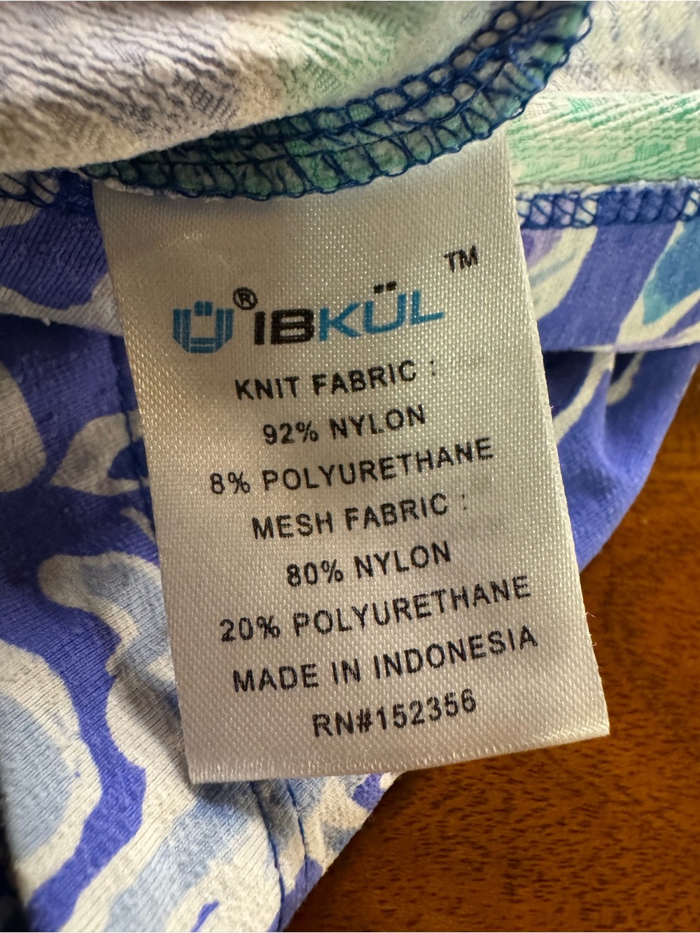 IBKUL NESSA ROYAL BLUE Ladies Long Sleeve Mock Golf Shirt size Small - Picture 7 of 7